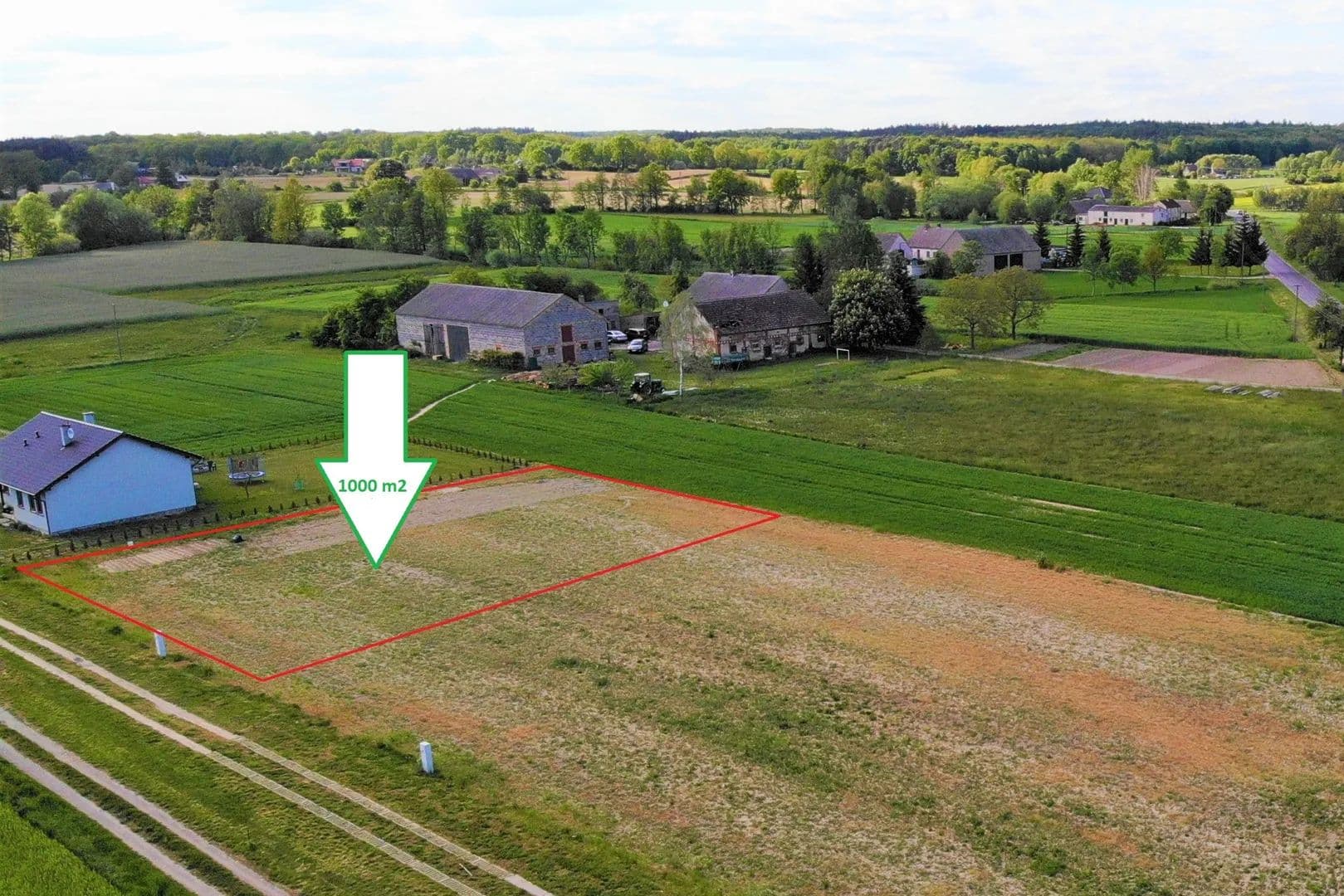 Uzbrojona działka budowlana 1000 m2! Grzebienisko! - land for sale