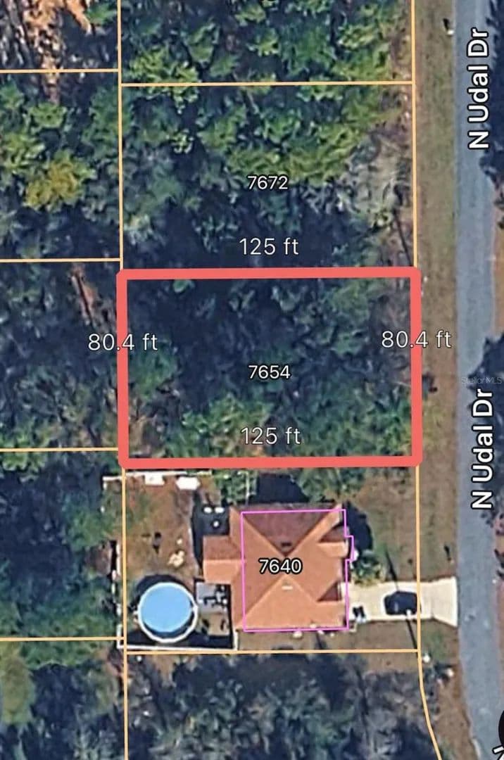 Property from 7654 N UDAL DRIVE - KW - Citrus Springs, Florida, 34434