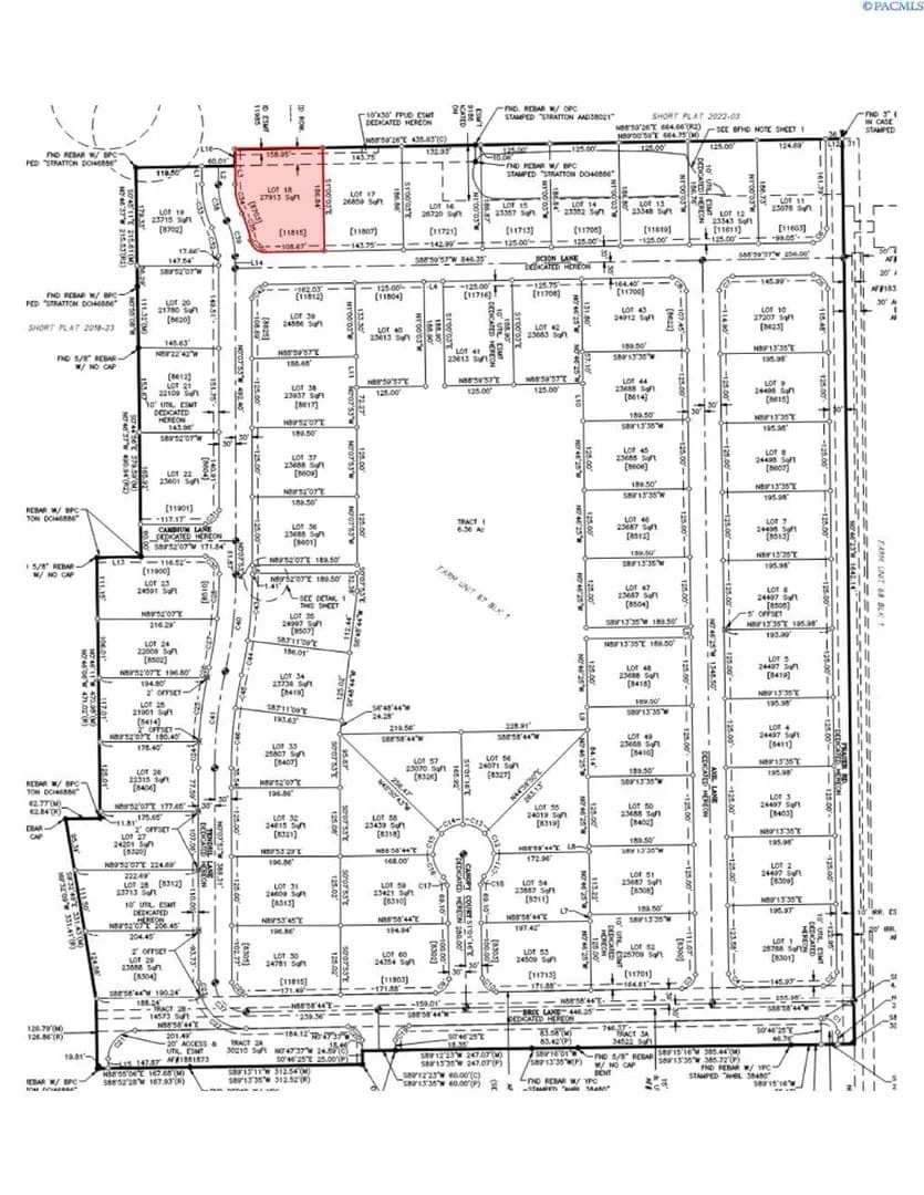 Property from 11815 Scion Lane - KW - Pasco, Washington, 99301