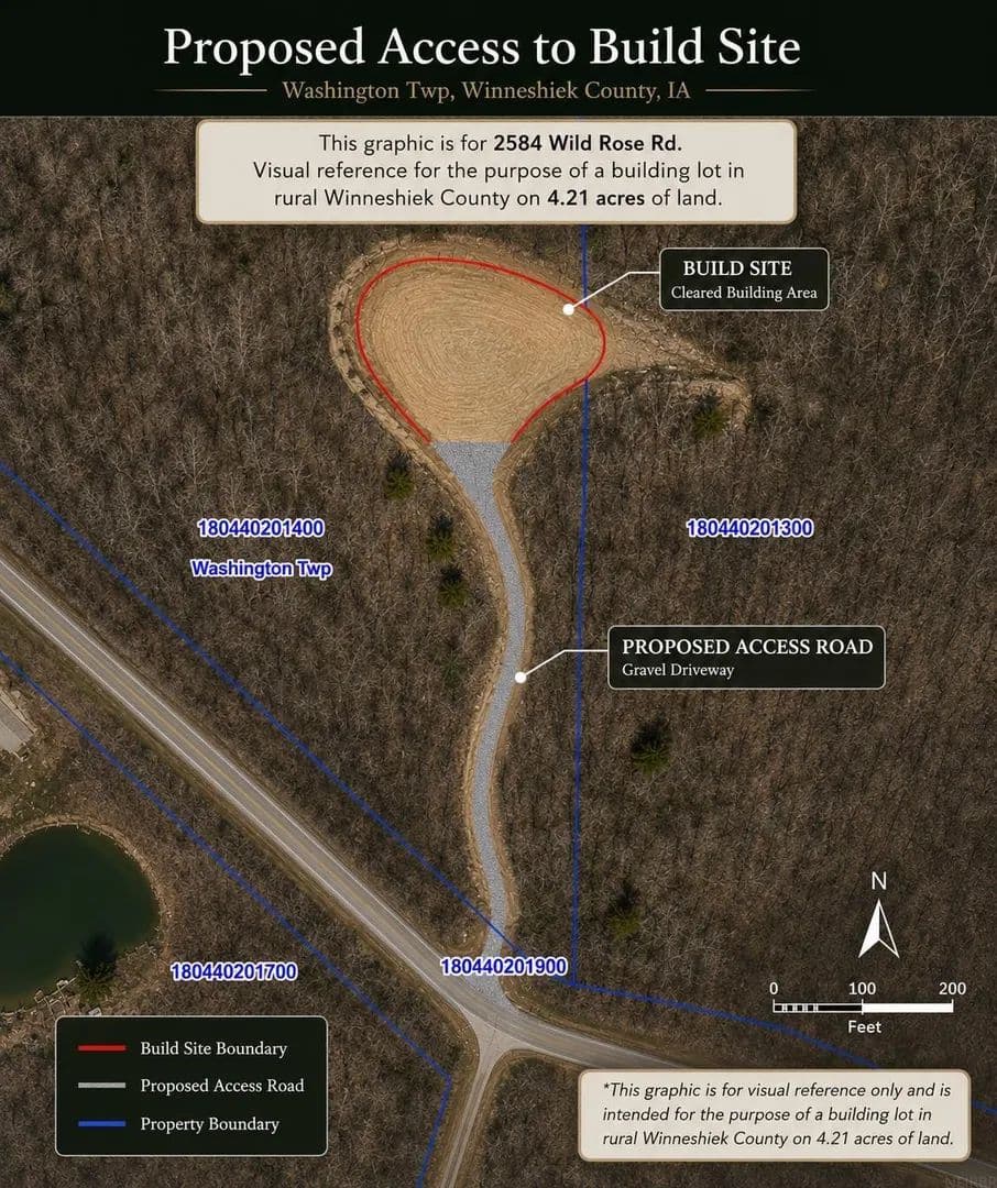 4.21 Acres of Land for Sale in Fort Atkinson, Iowa - Fort Atkinson, Iowa, 52144