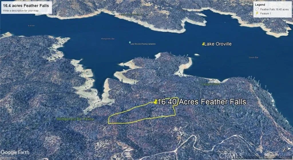 Property from 0 Union Bar - KW - Feather Falls, California, 95940