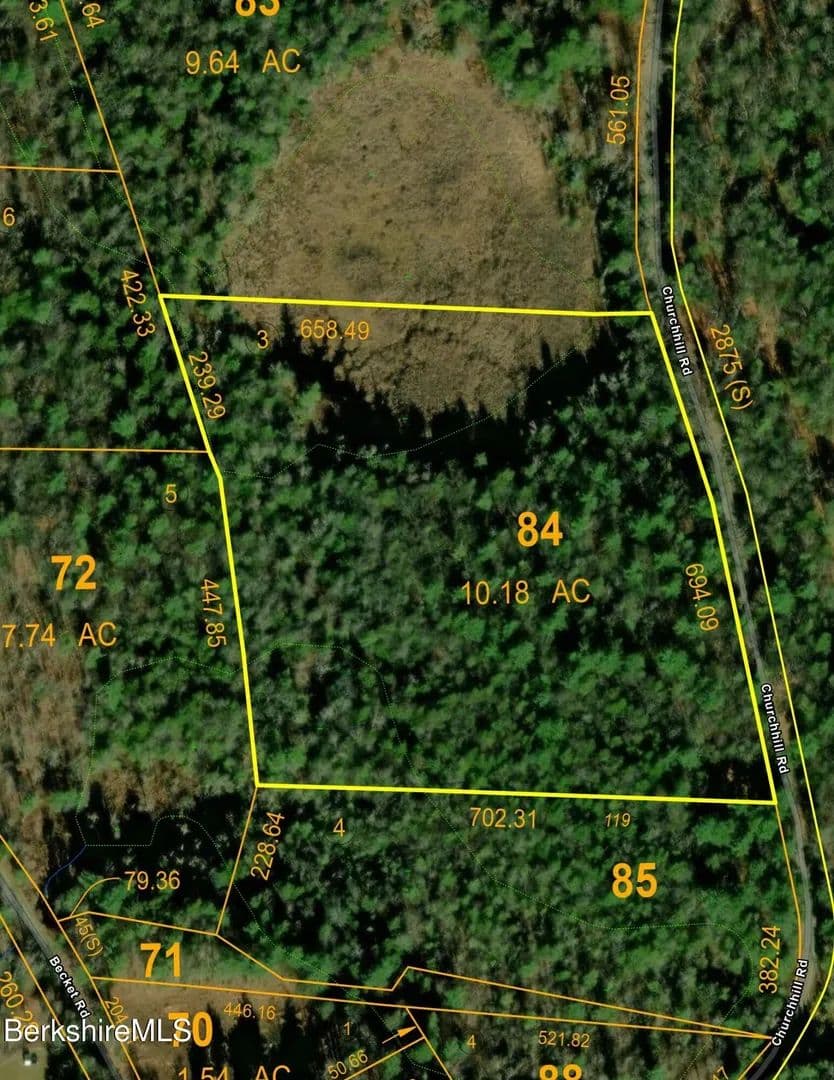 Property from Lot 84 Churchill Rd - KW - Otis, Massachusetts, 1253