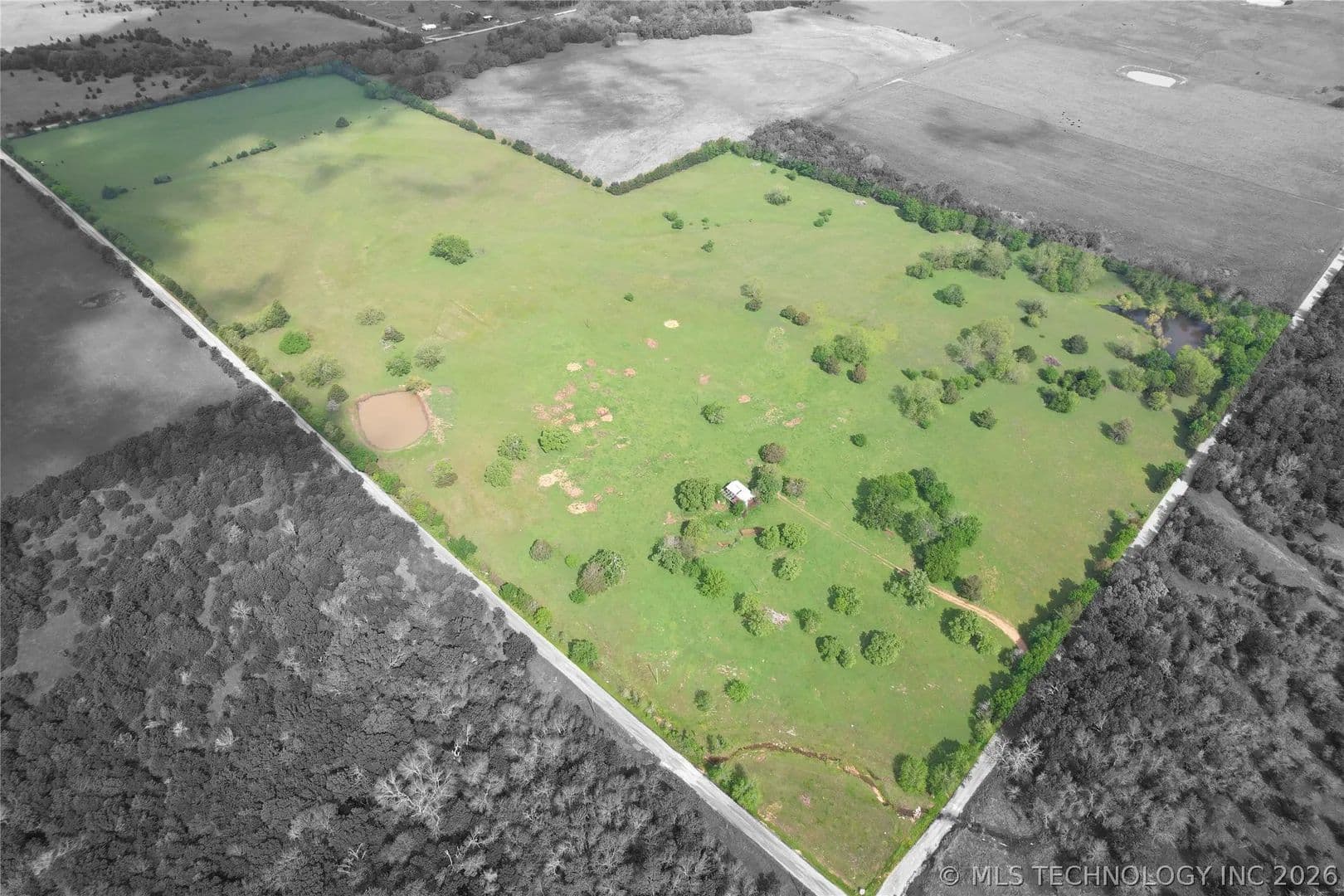 68 Acres of Land for Sale in Coleman, Oklahoma - Coleman, Oklahoma, 73432