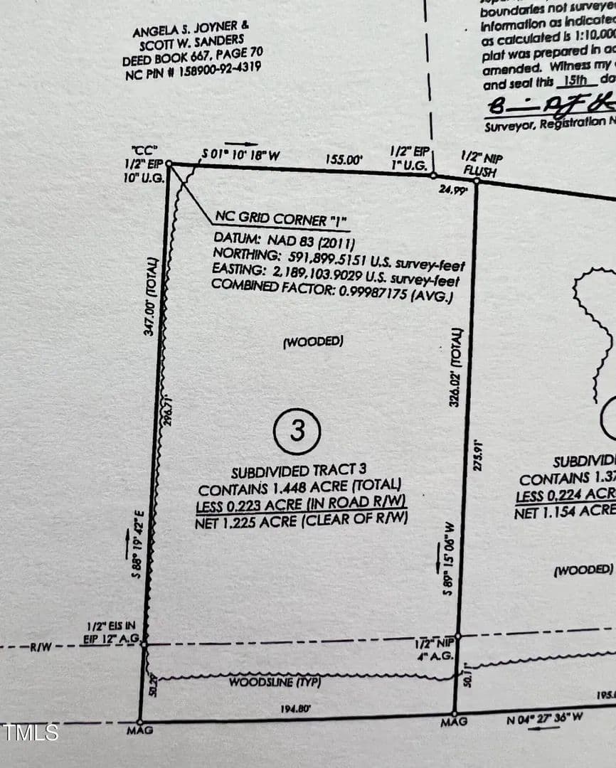 Vacant Land in Four Oaks - land for sale