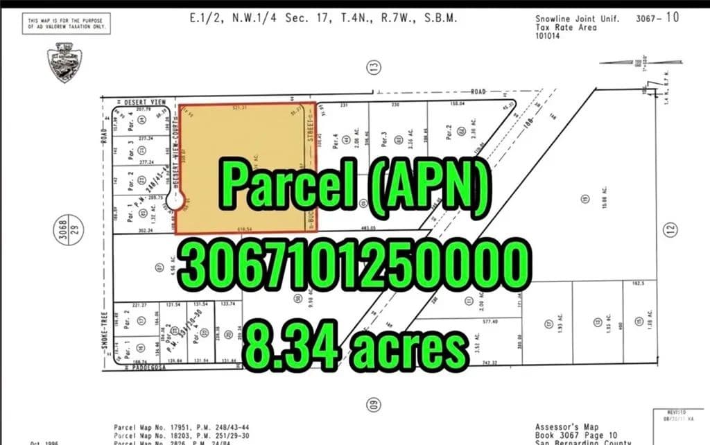 Property from 0 Desert View Court - KW - Pinon Hills, California, 92372