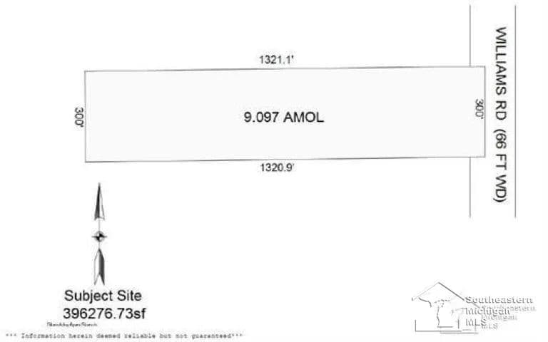 Property from 0 Williams - KW - Newport, Michigan, 48166