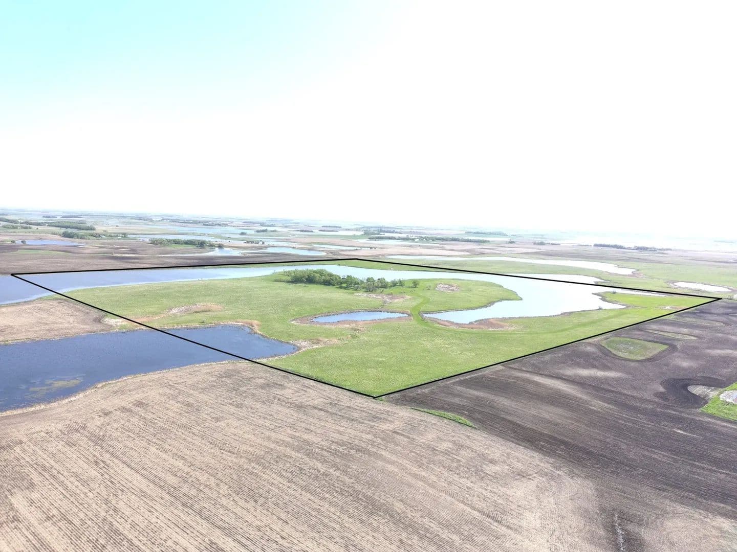 Glacial Lakes Retreat|160± Acres|Private Lake Setting|CRP Income|Day County, SD - Roslyn, South Dakota, 57261