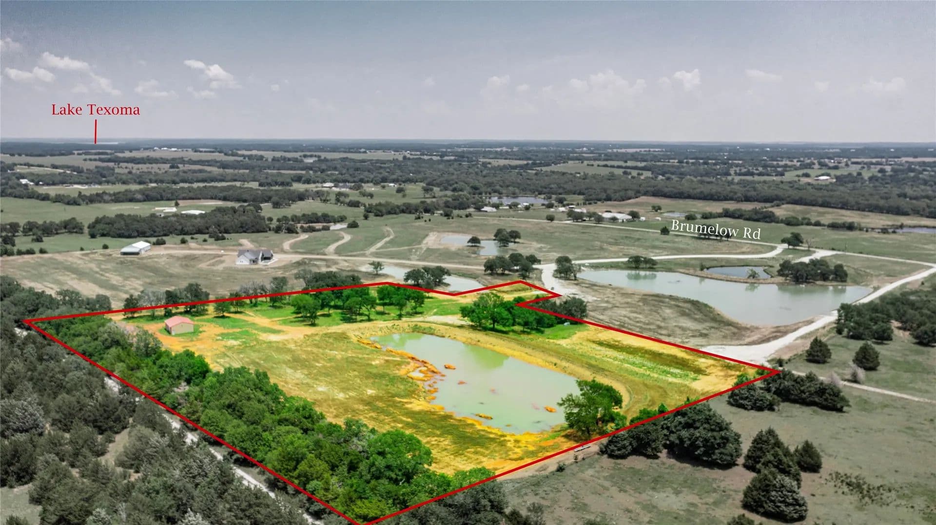 12.21 Acres of Land for Sale in Whitesboro, TX - Whitesboro, Texas, 76273