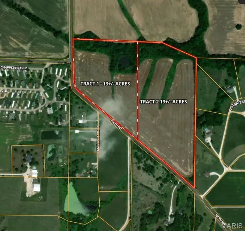 19 Acres of Land for Sale in Troy, MO - Troy, Missouri, 63379