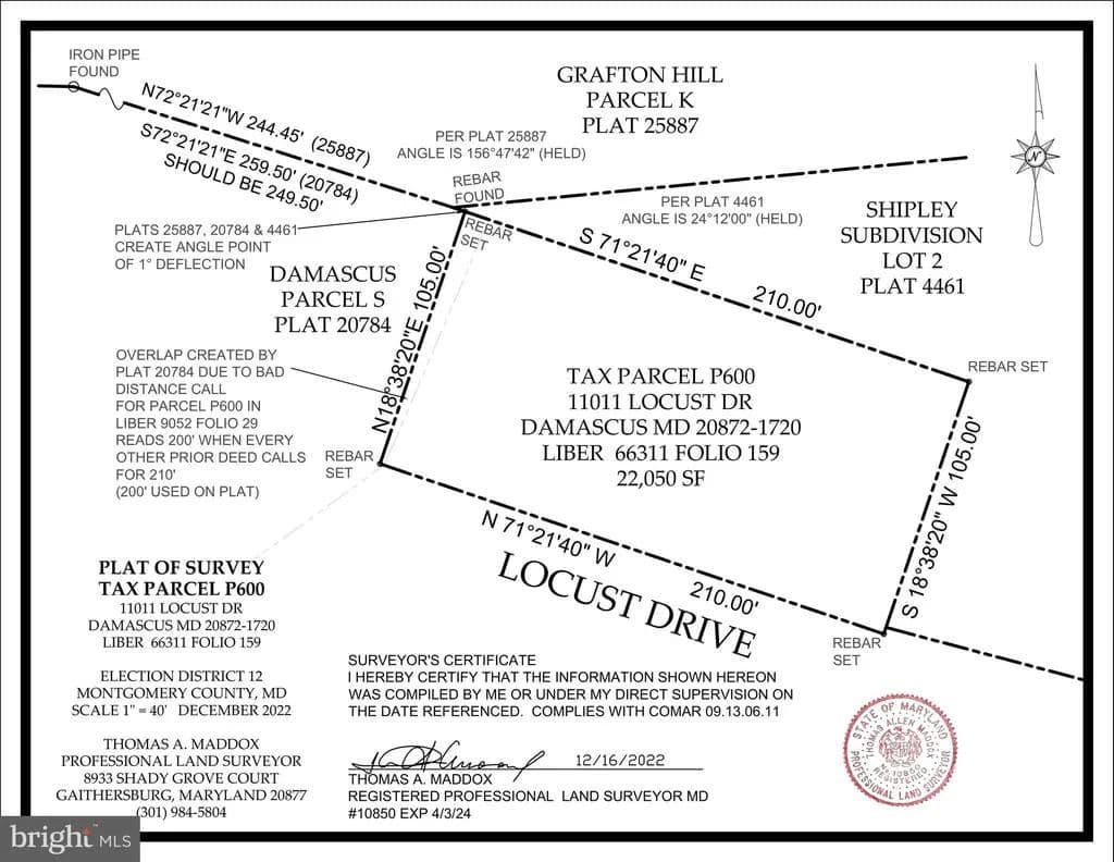 2.01 Acres of Land for Sale in Damascus, Maryland - Damascus, Maryland, 20872