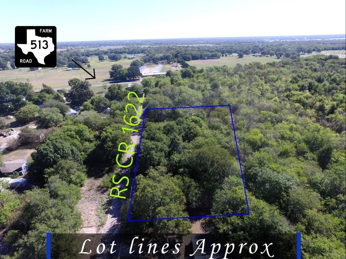 Land -Agricultural (Not Zoned) in RS County Road 1622 - Texas, 75453