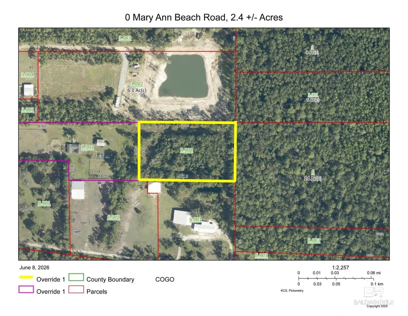 Property from 0 Mary Ann Beach Road - KW - Fairhope, Alabama, 36532