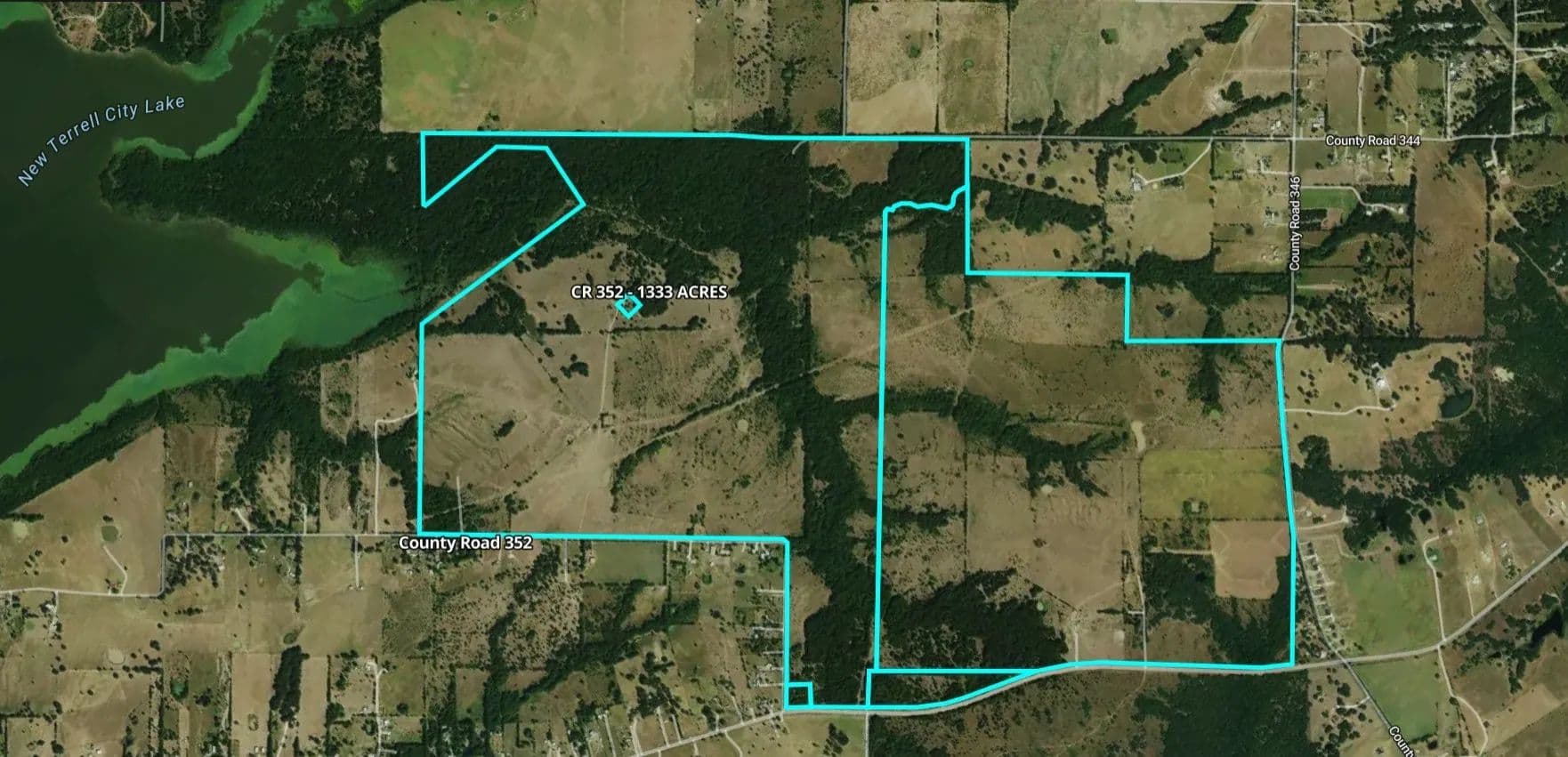 1333.7 Acres of Land for Sale in Terrell, Texas - Terrell, Texas, 75161