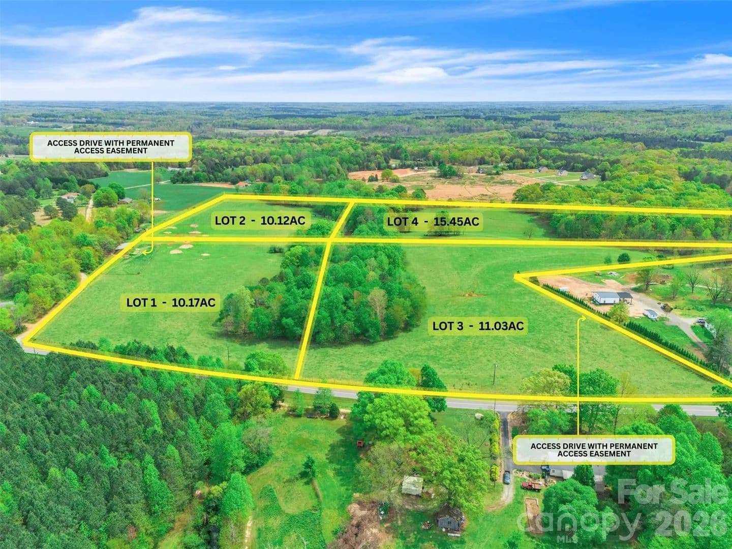 11.03 Acres of Land for Sale in Catawba, NC - Catawba, North Carolina, 28609