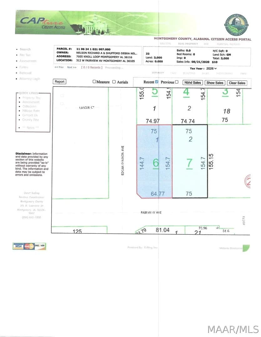 Property from 312 & 322 W FAIRVIEW Avenue - KW - Montgomery, Alabama, 36105