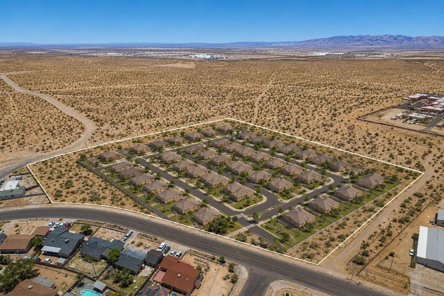 Property from 0 Ash Road - KW - Barstow, California, 92311