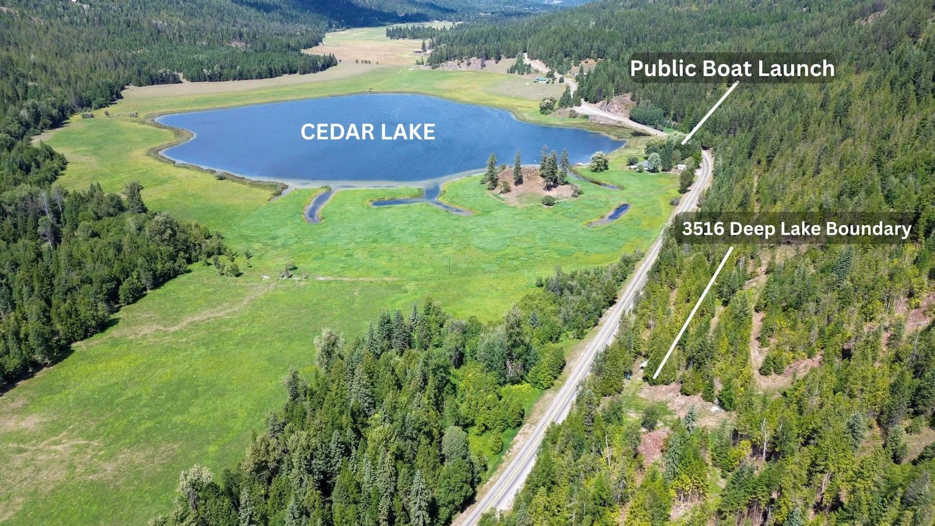 Property from 3516 DEEP LAKE BOUNDARY RD - KW - Colville, Washington, 99114