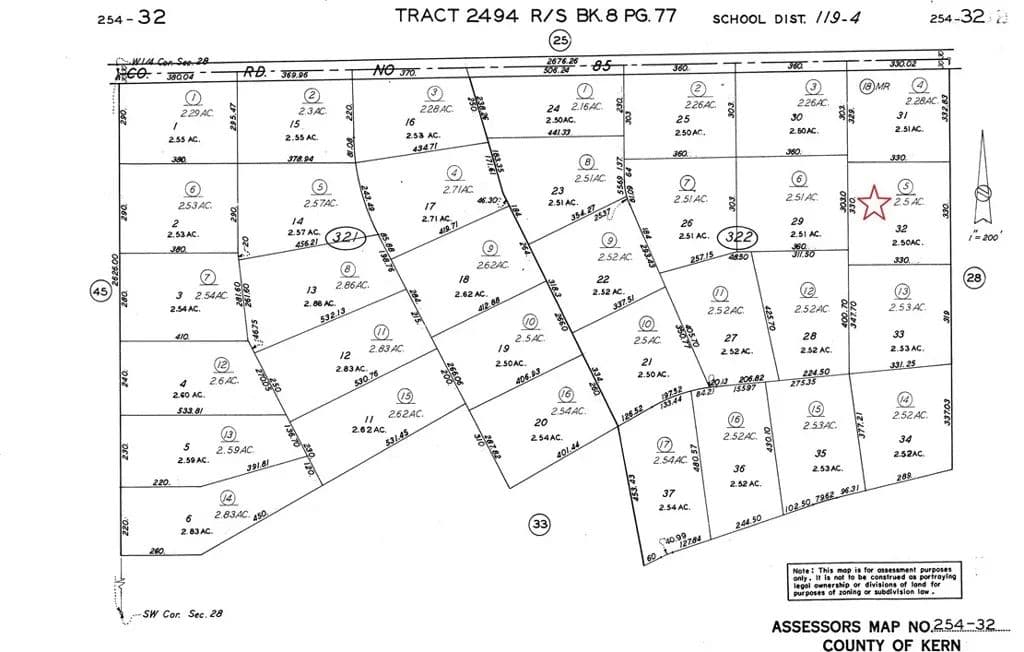 Property from 0 255th St W south of Patterson - KW - Rosamond, California, 93560