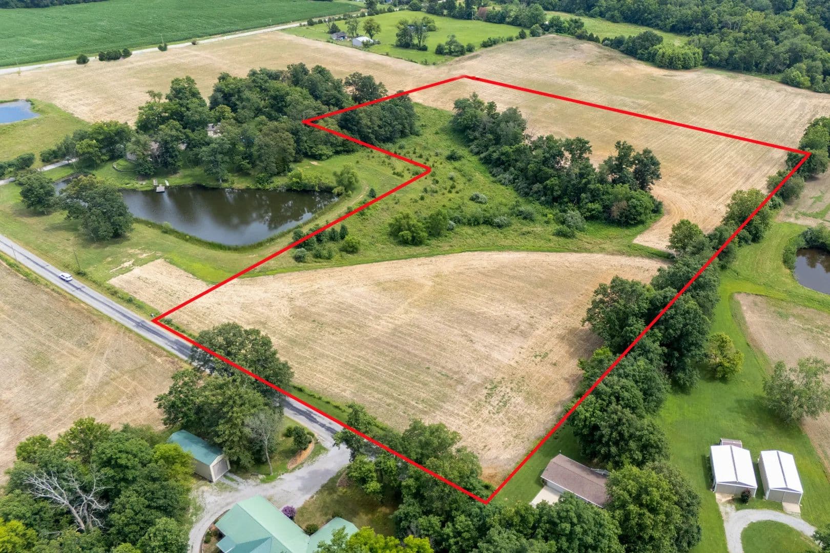 12.5 acres ready for your dream home - Pittsburg, Illinois, 62974