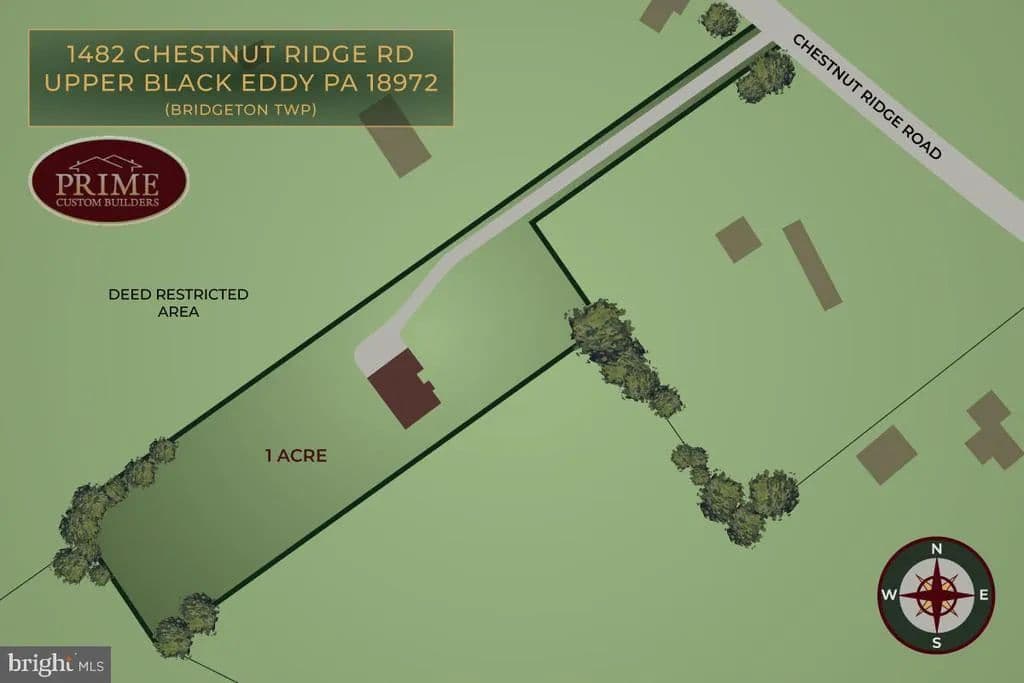 1 Acre of Land for Sale in UPPER BLACK EDDY, PA - Upper Black Eddy, Pennsylvania, 18972