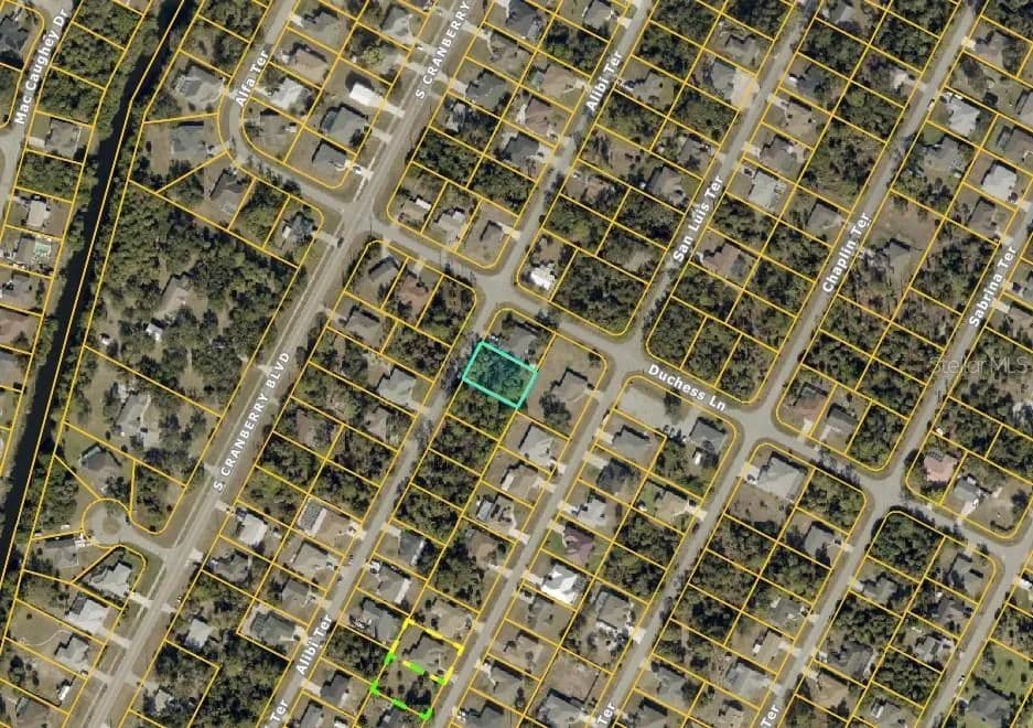 Property from Lot #14 ALIBI TERRACE - KW - North Port, Florida, 34286
