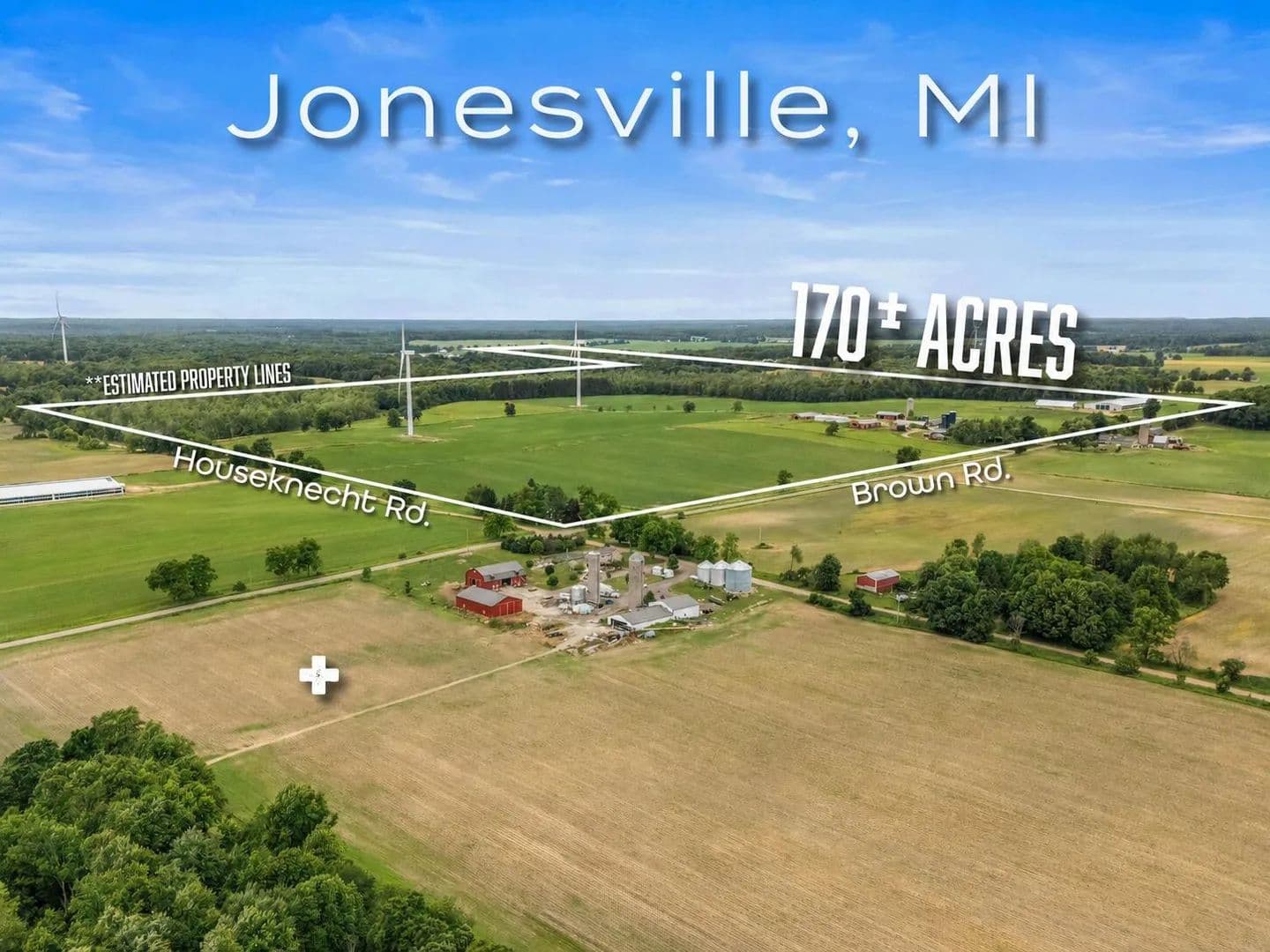 170 Acres of Land for Sale in Jonesville, MI - Jonesville, Michigan, 49250