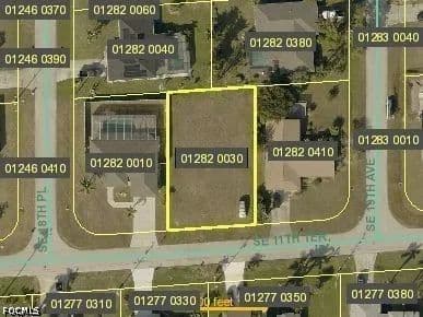 Property from 1823 SE 11th Terrace - KW - Cape Coral, Florida, 33990