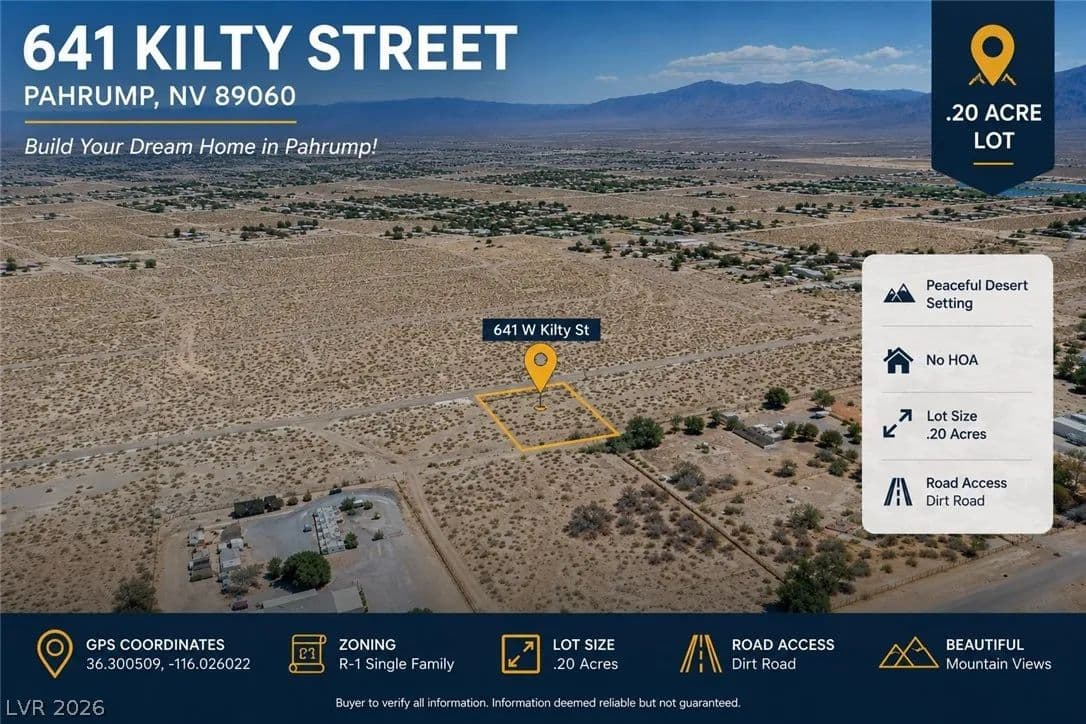 Property from 641 W Kilty Street - KW - Pahrump, Nevada, 89060