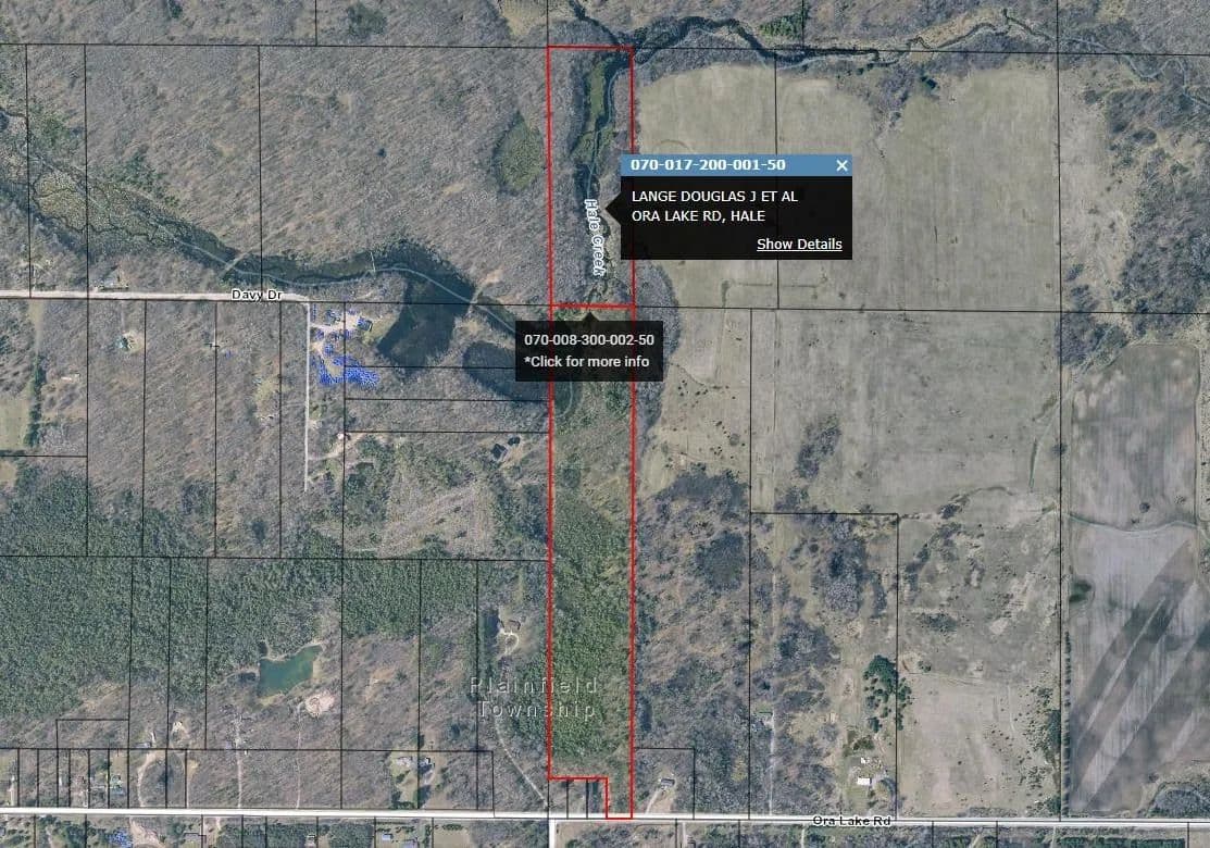 Property from 000 Ora Lake Road - KW - , Michigan, 48739