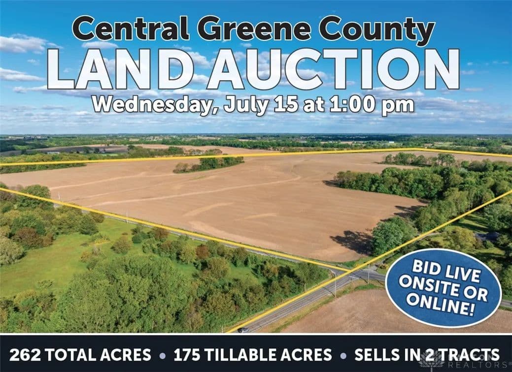 49.8 Acres of Land for Sale in Greene County, Ohio - land for sale