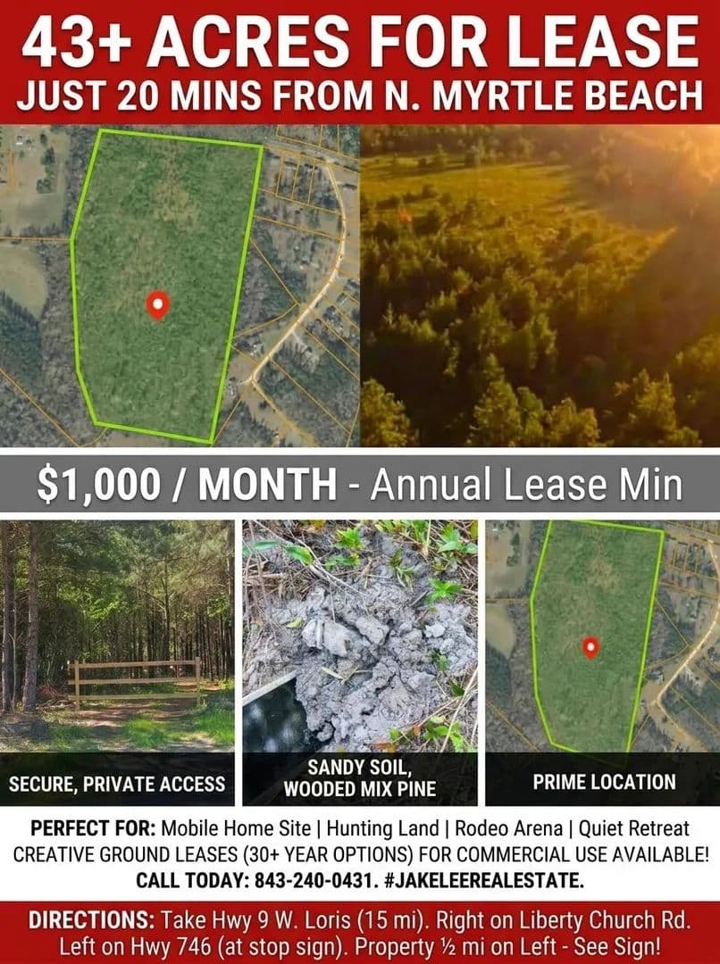 Property from 2550 Highway 746 - KW - Loris, South Carolina, 29569
