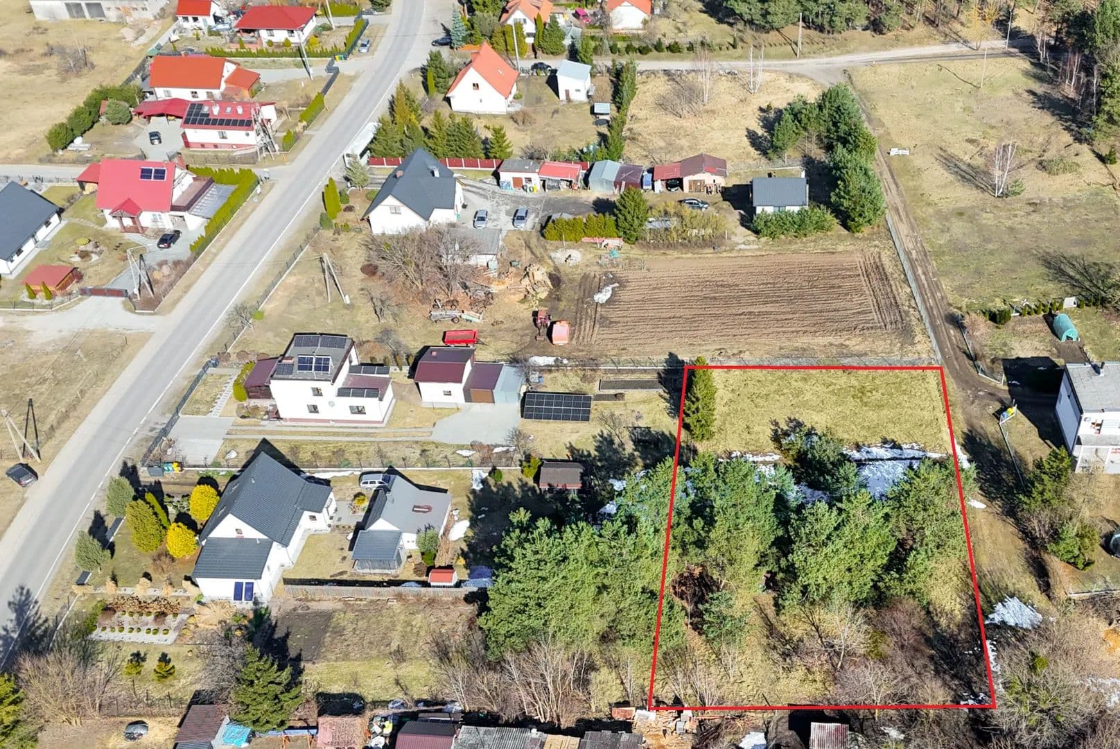 Działka 2000 m² plus własny sosnowy zakątek Ryjewo - land for sale