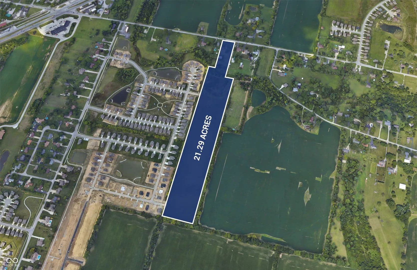 21.29 Acres of Land for Sale in Camby, IN - Camby, Indiana, 46113