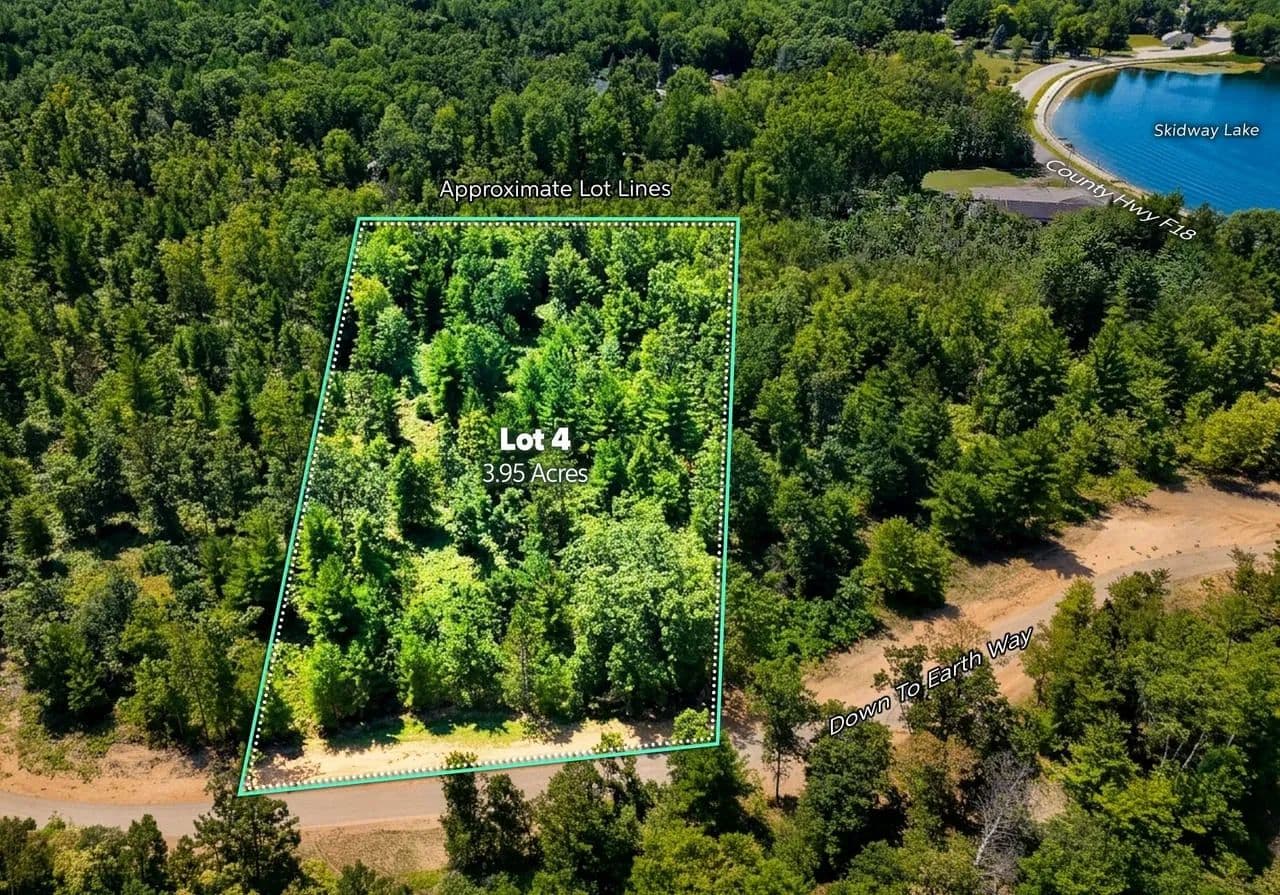 3.95+/- Acres Vacant Land Among the Pines Skidway Lake MI - land for sale
