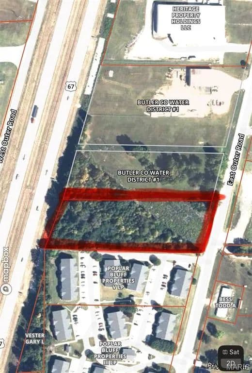 Property from 00 East Outer Road - KW - Poplar Bluff, Missouri, 63901