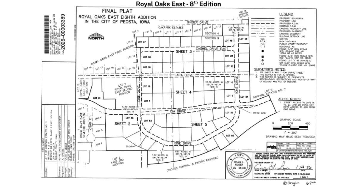 0.34 Acres of Land for Sale in Peosta, Iowa - Peosta, Iowa, 52068