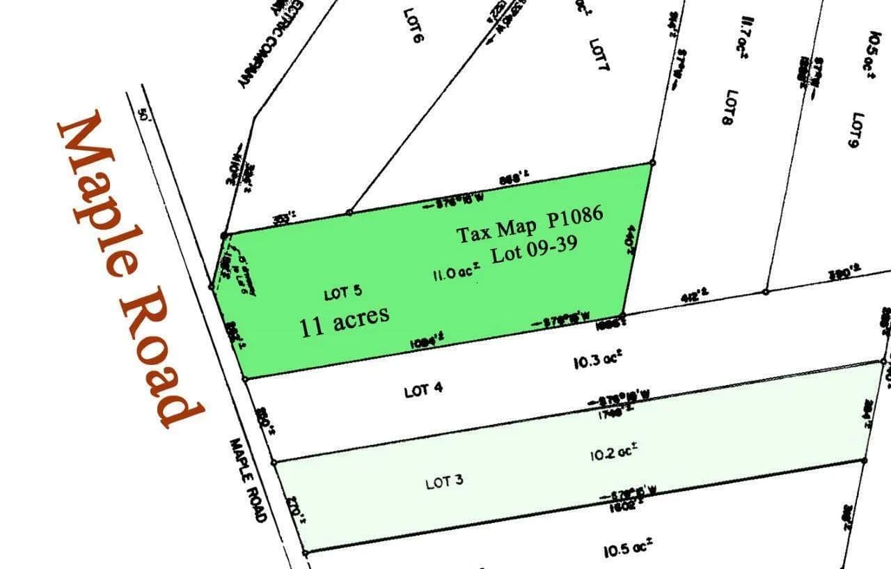 11 Acres of Land for Sale in Atkinson, Maine - Atkinson, Maine, 04426