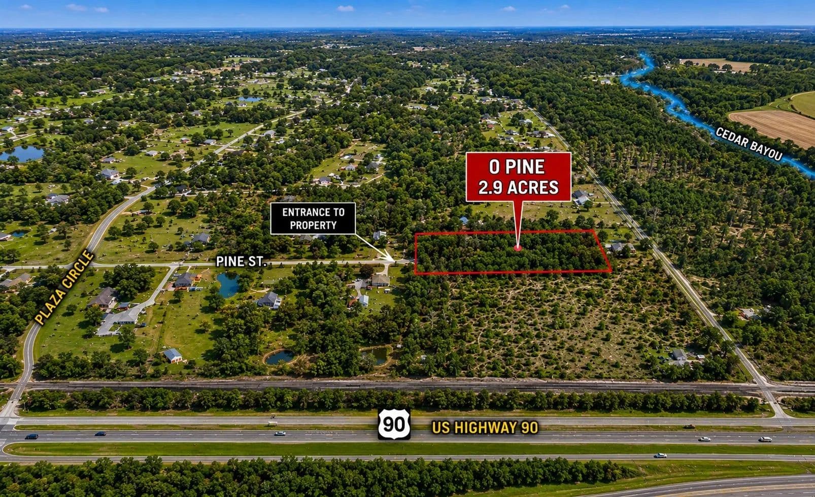 2.96 Acres of Land for Sale in Crosby, Texas - Crosby, Texas, 77532