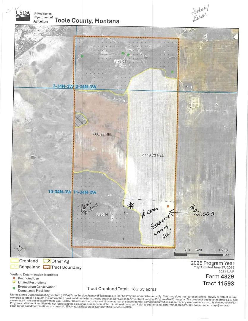 Property from unknown Porter Road - KW - Kevin, Montana, 59454