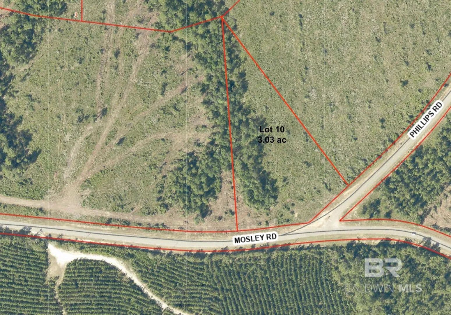 Property from Mosley Road - KW - Stapleton, Alabama, 36578