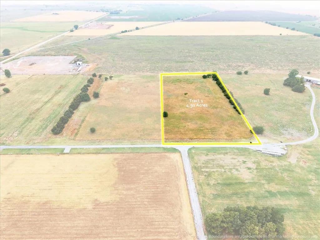 Property from 5525 Pine Creek Road #Tract #1 - KW - Calumet, Oklahoma, 73014