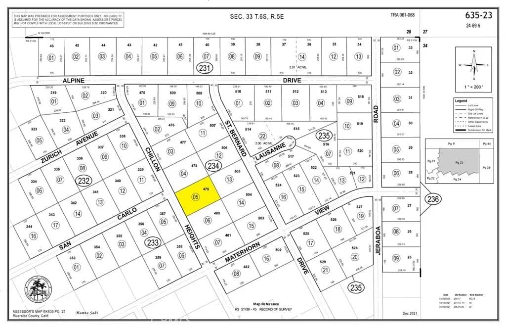 Property from 0 Chillon Hts - KW - Mountain Center, California, 92561
