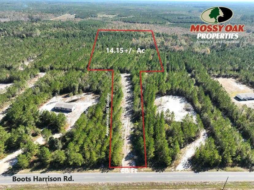 14+/- Ac Land for Sale Boots Harrison Rd - Brantley County, GA