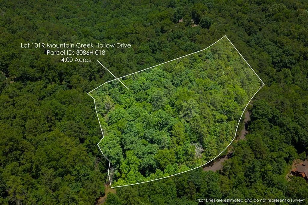 Property from Lot 101R Mountain Creek Hollow Drive - KW - Talking Rock, Georgia, 30175