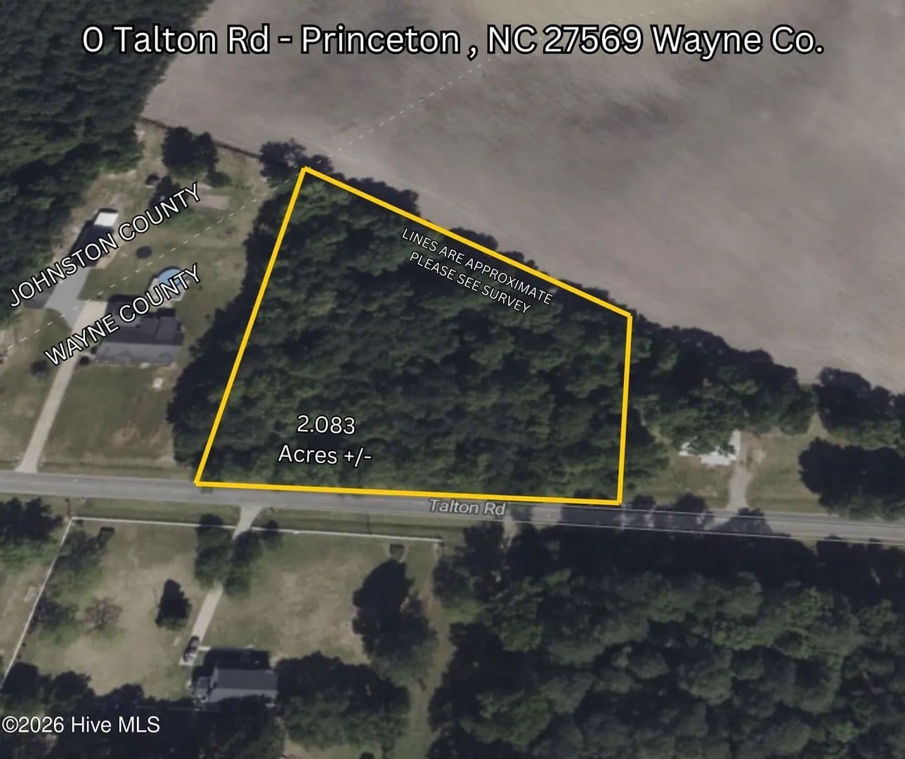 Property from 0 Talton Road - KW - Princeton, North Carolina, 27569