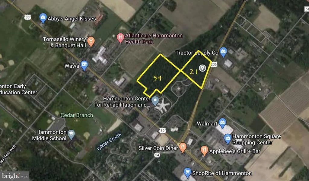 20 Acres of Land for Sale in HAMMONTON, NJ - Hammonton, New Jersey, 08037