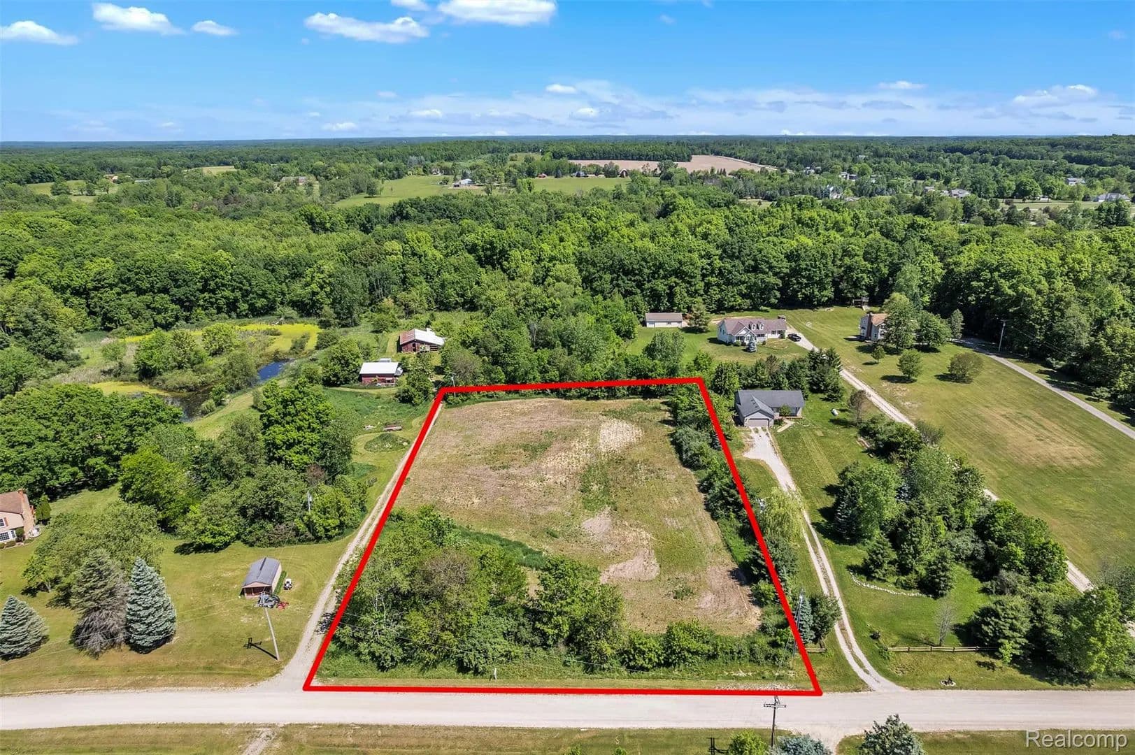Property from VL-000 Charles Huff Road - KW - Howell, Michigan, 48855