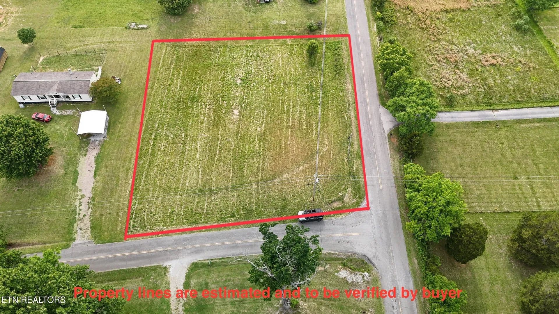 Property from Lot 2 Wells Spring Rd - KW - Dandridge, Tennessee, 37725