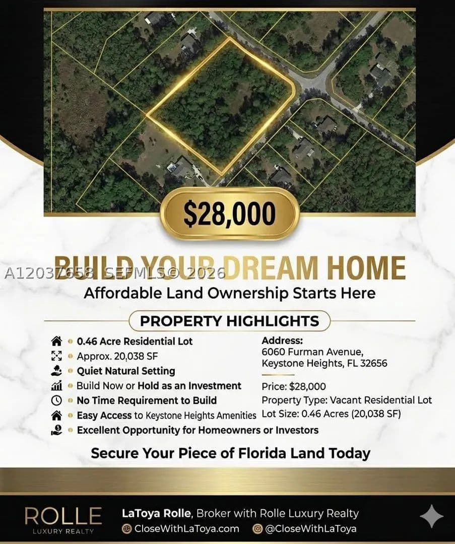 Property from 6060 FURMAN - KW - , Florida, 32656