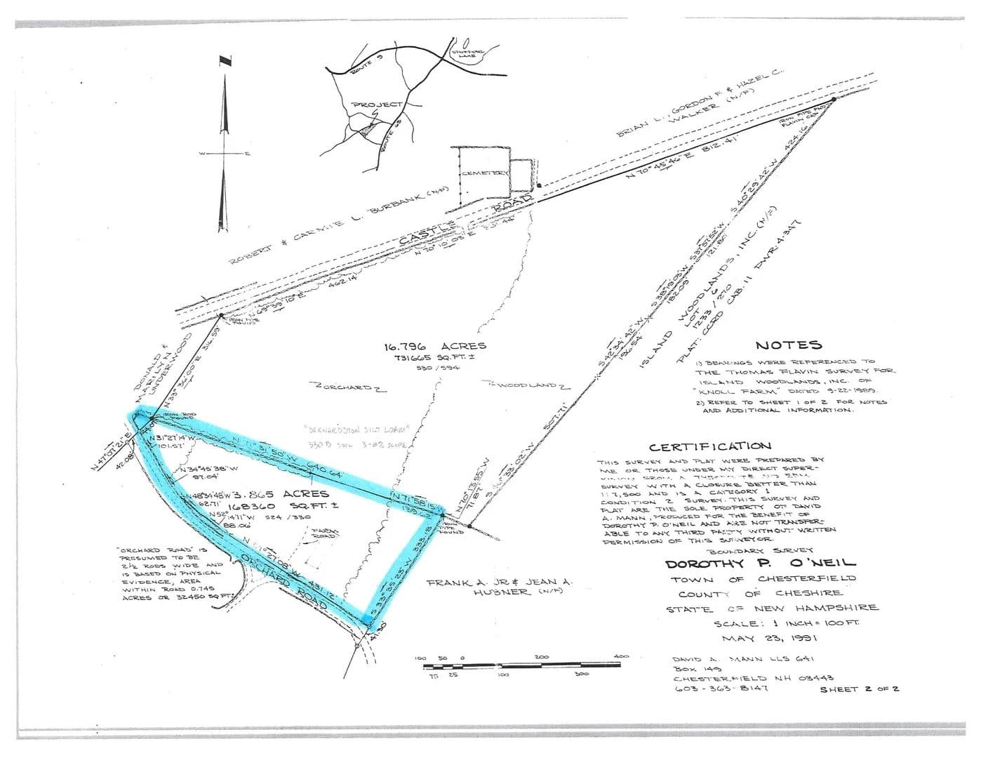 Property from 00 Orchard Road - KW - Chesterfield, New Hampshire, 3443
